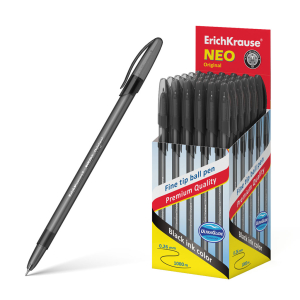 Ручка шариковая ErichKrause Neo Original, цвет чернил черный. 46516 ― Кнопкару. Саранск