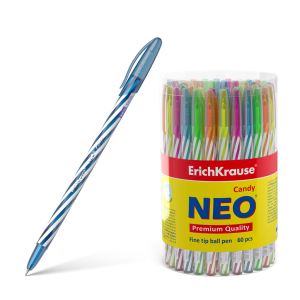 Ручка шариковая ErichKrause Neo Candy, цвет чернил синий. 47550 ― Кнопкару. Саранск