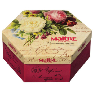 Чай MAITRE de The (Мэтр) "Цветы", АССОРТИ 12 вкусов, 60 пакетиков в конвертах, 120 г, баж 082. 620900 ― Кнопкару. Саранск