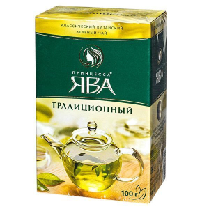 Чай Принцесса Ява, зеленый, 100 г.  ― Кнопкару. Саранск