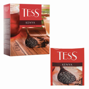 Чай TESS "Kenya" черный кенийский, 100 пакетиков в конвертах по 2 г, 1264-09. 621966 ― Кнопкару. Саранск