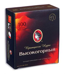 Чай Принцесса Нури "Высокогорный", черный, 100 пакетиков по 2г. 0201-18, 246015 ― Кнопкару. Саранск