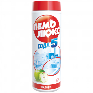Средство чистящее Пемолюкс "Сода 5. Яблоко", порошок, 480г. 9000100980777,235537 ― Кнопкару. Саранск