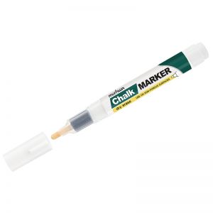 Маркер меловой MunHwa "Chalk Marker" белый, 3мм, спиртовая основа, пакет. CM-05, 227223 ― Кнопкару. Саранск