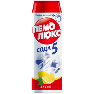 Средство чистящее Пемолюкс "Сода 5. Лимон", порошок, 480г.144202, 601899 ― Кнопкару. Саранск