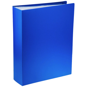 Папка со 100 вкладышами OfficeSpace А4, 30мм, 600мкм, пластик, синяя. F100L2_10266, 236334 ― Кнопкару. Саранск