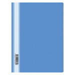 Папка-скоросшиватель пластик. OfficeSpace А4, 120мкм, голубая с прозр. верхом. 254241