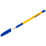 Ручка шариковая OfficeSpace "Yellow Stone" синяя, 0,7мм, грип, штрихкод. BPG_19591,259344