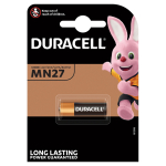 Батарейка Duracell MN27 (27A) 12V алкалиновая, 1BL. 5000394023352, 239294
