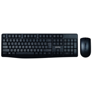 Комплект беспроводной клавиатура + мышь Smartbuy ONE 207295AG, мультимедийный, USB, черный. SBC-207295AG-K, 321298 ― Кнопкару. Саранск