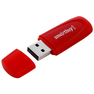 Память Smart Buy "Scout"  32GB, USB 2.0 Flash Drive, красный. SB032GB2SCR, 350458 ― Кнопкару. Саранск