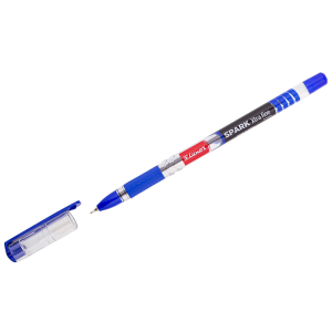 Ручка шариковая Luxor "Spark" синяя, 0,7мм, грип. 1597, 233875 ― Кнопкару. Саранск