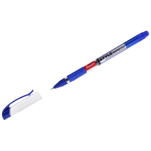 Ручка шариковая Luxor "Style" синяя, 0,7мм, грип. 1792, 346580 ― Кнопкару. Саранск