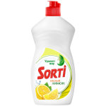 Средство для мытья посуды Sorti "Gel Active. Лимон", 450мл. 263369, 605058
