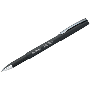 Ручка гелевая Berlingo "Silk touch" черная, 0,5мм, грип. CGp_05121,265906 ― Кнопкару. Саранск