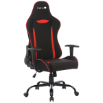 Кресло игровое Helmi HL-G06 "Winner", ткань черная/красная. 306177