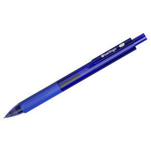Ручка гелевая автоматическая Berlingo "Triangle gel RT" синяя, 0,5мм, грип. CGm_50064,340069 ― Кнопкару. Саранск