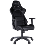 Кресло игровое Helmi HL-G09 "Control", экокожа черная, 2 подушки. 306180