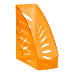 Лоток для бумаг вертикальный СТАММ "Тропик", оранжевый Манго.ЛТ360,324075