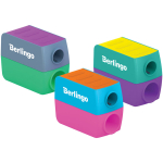 Точилка пластиковая Berlingo "ColorShift" 2 отверстия, контейнер, ассорти, туба. BBp_15031,320757