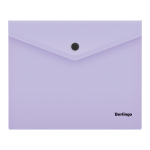 Папка-конверт на кнопке Berlingo "Instinct" А5+, 180мкм, лаванда. OBk_05507,300421