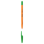 Ручка шариковая Berlingo "Tribase Orange" зеленая, 0,7мм. CBp_70914,265894