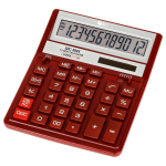 Калькулятор настольный Eleven SDC-888X-RD, 12 разрядов, двойное питание, 158*203*31мм, красный.339225