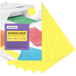Бумага цветная OfficeSpace "Intensive Color", А4, 80г/м², 100л., (желтый).IC_38227, 315724