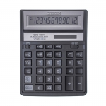 Калькулятор настольный Citizen SDC-888XBK, 12 разрядов, двойное питание, 158*203*31мм, черный. 158171