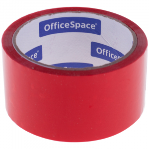 Клейкая лента упаковочная OfficeSpace, 48мм*40м, 45мкм, красная. КЛ_6288,212005 ― Кнопкару. Саранск