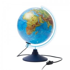 Глобус физико-политический Globen, 25см, с подсветкой на круглой подставке. Ке012500191 ― Кнопкару. Саранск