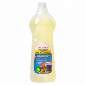 Средство для мытья пола 1 кг, LAIMA PROFESSIONAL концентрат, "Лимон". 601607 ― Кнопкару. Саранск