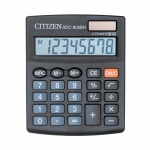 Калькулятор настольный CITIZEN SDC-805BN, МАЛЫЙ (124×102 мм), 8 разрядов, двойное питание. SDC-805BN