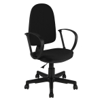 Кресло оператора Helmi HL-M30 "Престиж", ткань черная. 342087