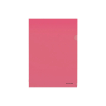 Папка-уголок пластиковая ErichKrause Glossy Classic, A4, полупрозрачный, красный. 50152