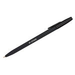 Ручка шариковая СТАММ "049" черная, 1,0мм, черный корпус. РШ04, 323258
