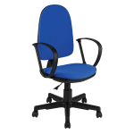 Кресло оператора Helmi HL-M30 "Престиж", ткань синяя В10. 342085