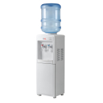 Кулер для воды напольный AEL LD-AEL-718C, нагрев/охлаждение электрон., со шкафом, белый. 304700