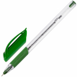 Ручка шариковая масляная BRAUBERG "Extra Glide GT", ЗЕЛЕНАЯ, трехгранная, узел 0,7 мм, линия письма 0,35 мм. 142921