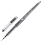 Ручка гелевая BRAUBERG DIAMOND, ЧЕРНАЯ, игольчатый узел 0,5 мм, линия письма 0,25 мм. 143379