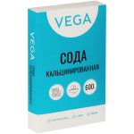 Сода кальцинированная, Vega, 600г, картонная коробка. 359620