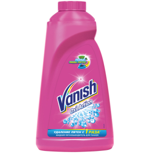 Пятновыводитель Vanish "Oxi Action", жидкий, для цветных тканей, 450мл. 53605 ― Кнопкару. Саранск