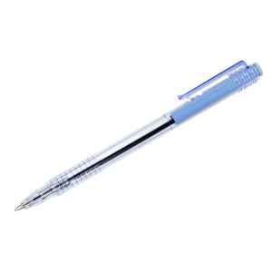 Ручка шариковая автоматическая СТАММ синяя, 0,7мм, тонированный корпус. РШ500, 324096 ― Кнопкару. Саранск