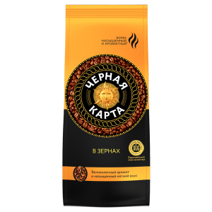 Кофе в зернах Черная Карта, пакет, 500г. 6017, 356064 ― Кнопкару. Саранск