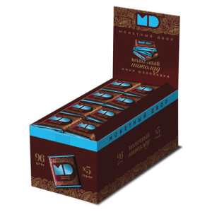 Шоколад порционный МОНЕТНЫЙ ДВОР, молочный шоколад 42%, 5 г, 508. 621537 ― Кнопкару. Саранск