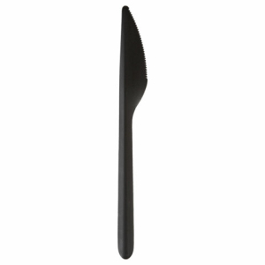 Нож одноразовый полипропиленовый 173 мм, черный, ПРЕМИУМ, ВЗЛП, 4031Ч. 609251 ― Кнопкару. Саранск