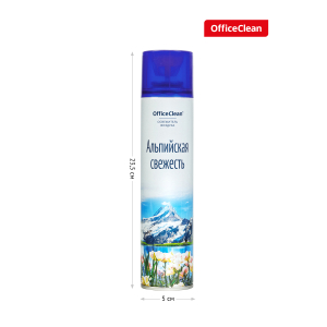 Освежитель воздуха аэрозольный OfficeClean "Альпийская свежесть", 300мл. 297822 ― Кнопкару. Саранск