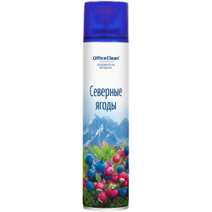 Освежитель воздуха аэрозольный OfficeClean "Северные ягоды", 300мл. 372674 ― Кнопкару. Саранск