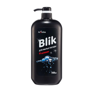 Средство для мытья посуды "Blik. Антижир", с дозатором, 1100 мл. 44278 ― Кнопкару. Саранск