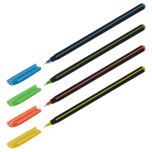 Ручка шариковая Luxor "Stick Soft Touch" синяя, 0,7мм, корпус ассорти. 19700/12BX, 373702 ― Кнопкару. Саранск